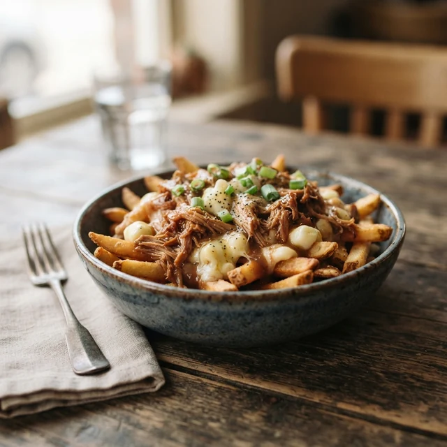 Poutine with Pulled Pork (1)