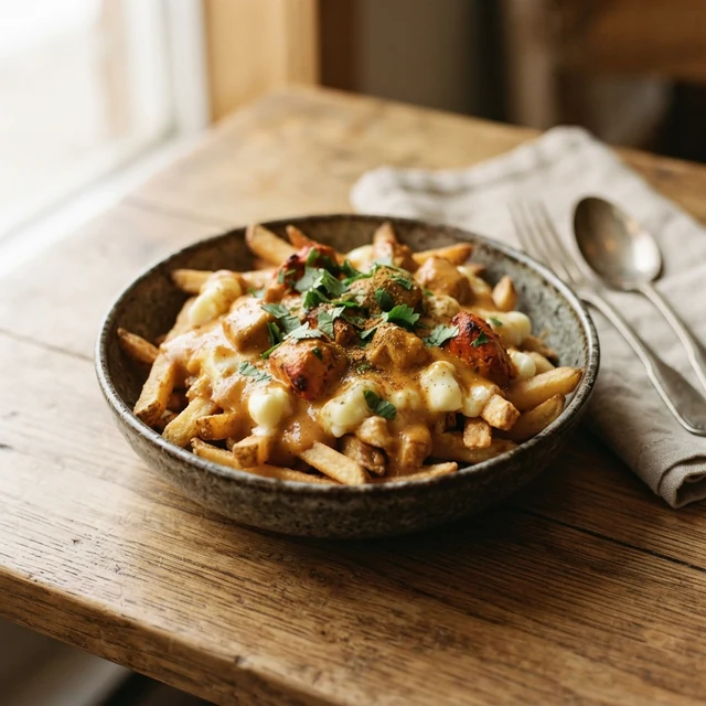 Butter Chicken Poutine (1)