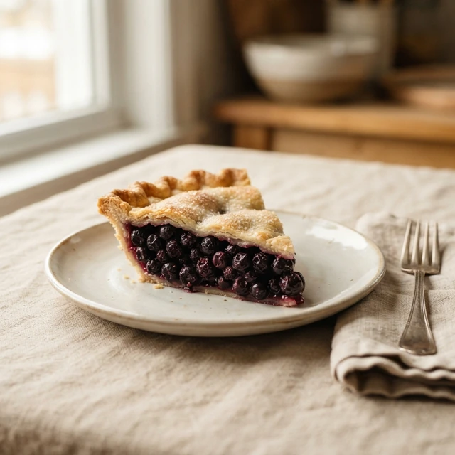 Saskatoon Berry Pie (1 slice)