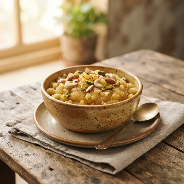 Sheera / Suji Halwa (1 bowl)