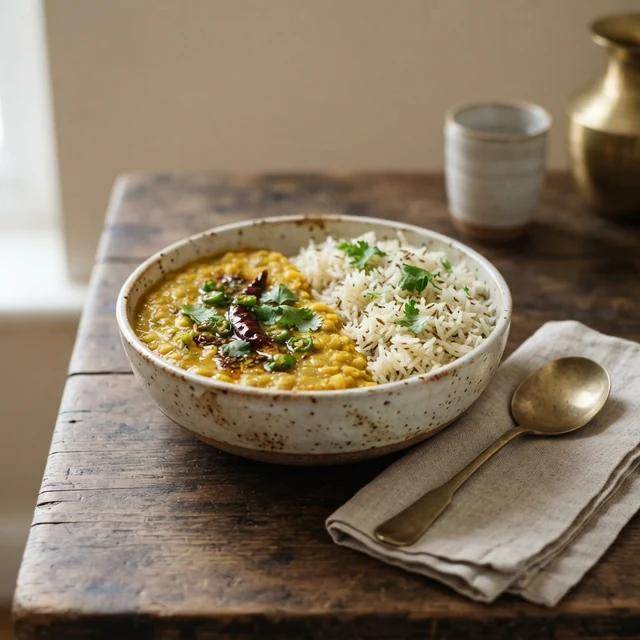 Dal Tadka + Jeera Rice (1 Bowl)