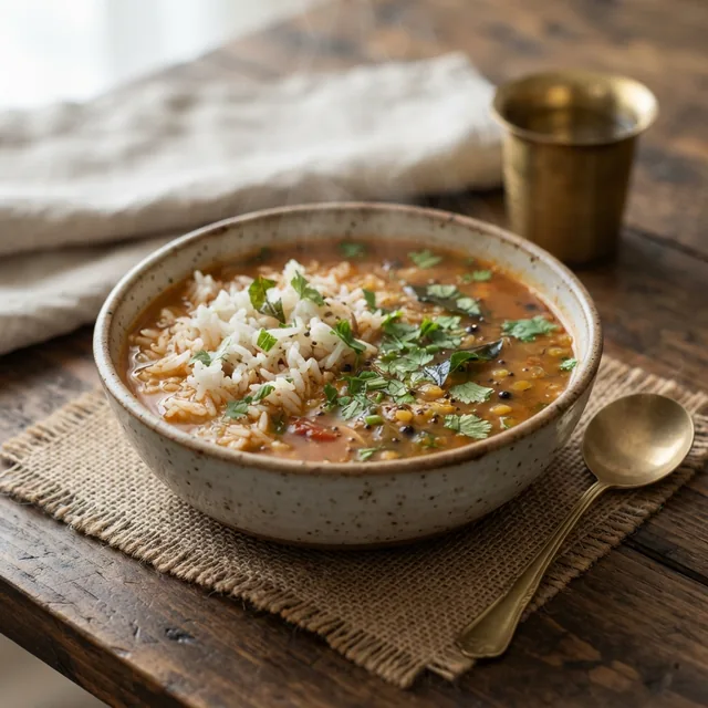 Rasam + Rice (1 bowl)