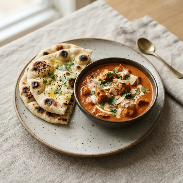 Butter Chicken + Naan (2 pieces)