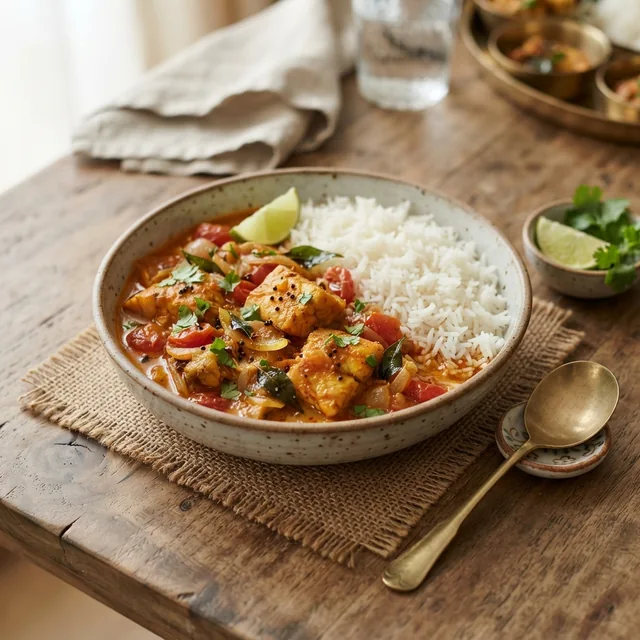 Fish Curry + Rice (1 Bowl)