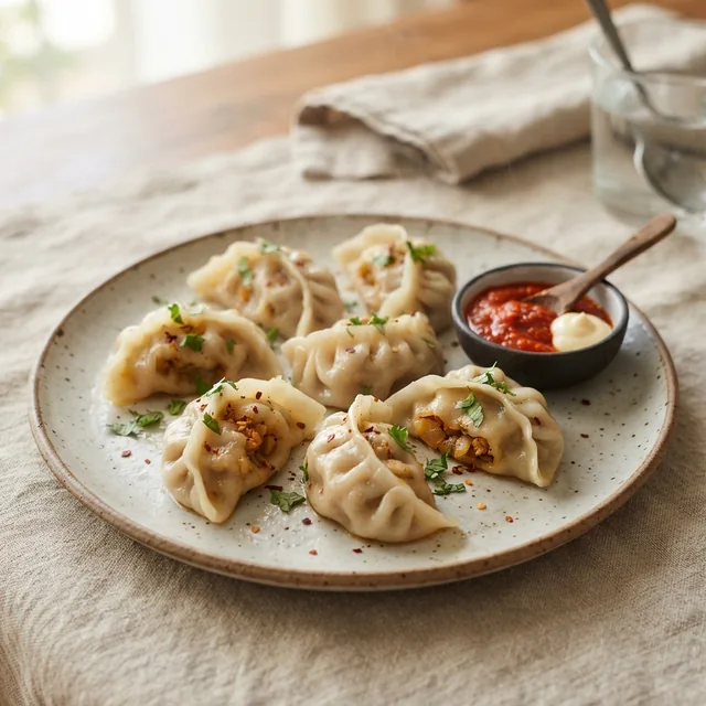 Chicken Momos (6 pieces)