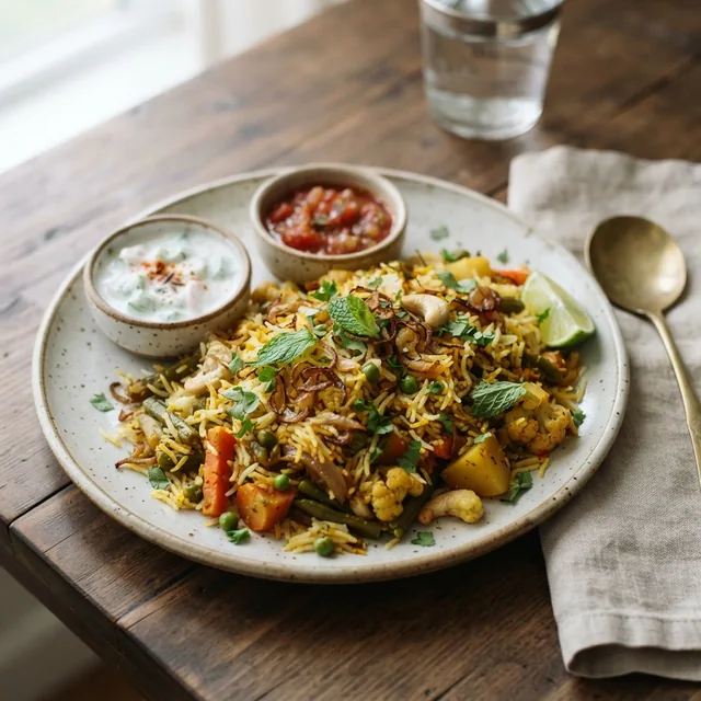 Veg Biryani (1 plate)