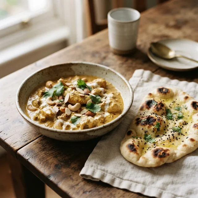 Chicken Korma + Naan (1)