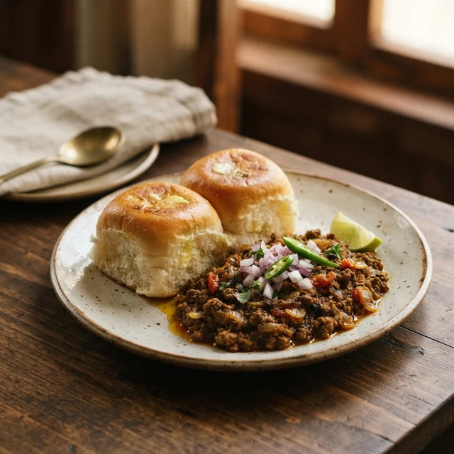 Keema Pav (2 pav)