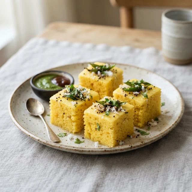 Dhokla (4 pieces)
