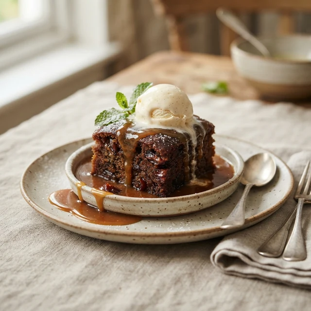 Sticky Toffee Pudding (1 serving)