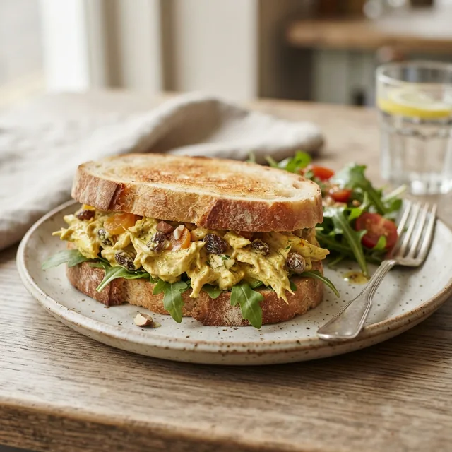 Coronation Chicken Sandwich (1)