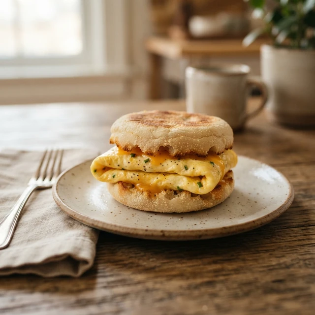 English Muffin with Eggs (1)