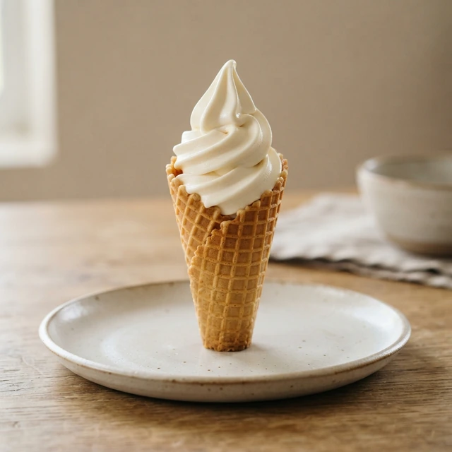 Soft Serve Ice Cream Cone (1)