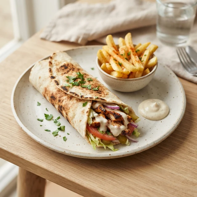 Chicken Shawarma Wrap (1)