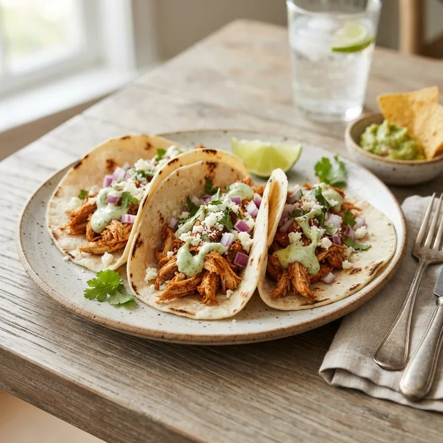 Soft Chicken Tacos (3)