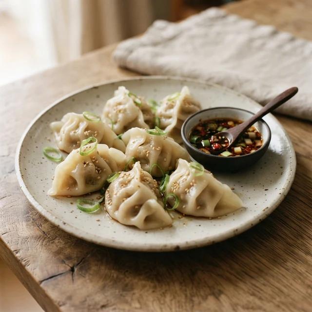 Steamed Dumplings (6 pieces)