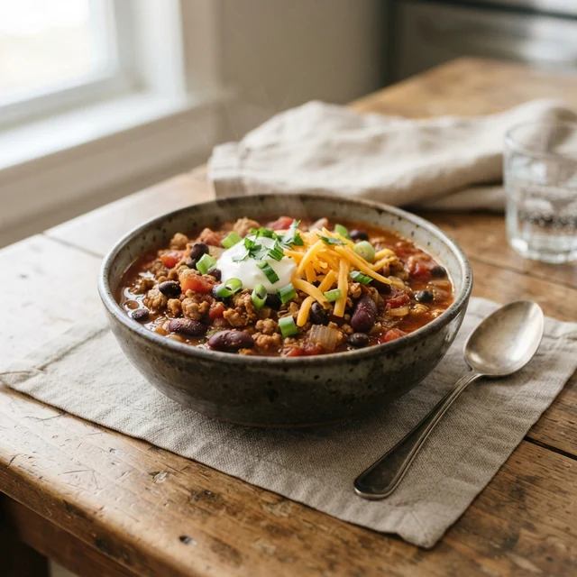 Turkey Chili (1 bowl)