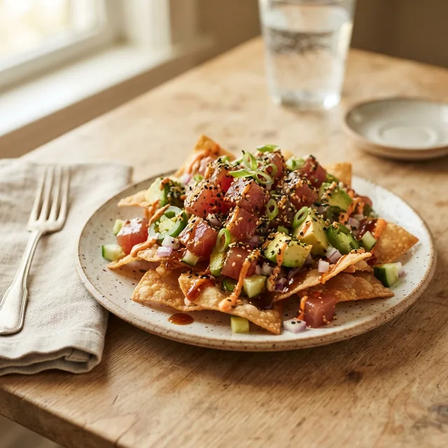 Poke Nachos (1 plate)