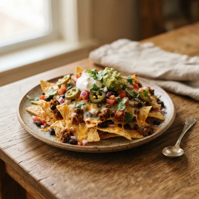 Loaded Nachos (1 plate)