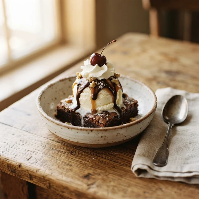 Brownie Sundae (1)