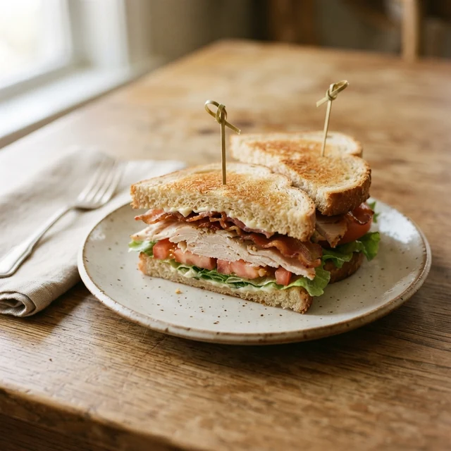 Turkey Club Sandwich (1)