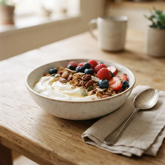 Greek Yogurt + Granola (1 bowl)