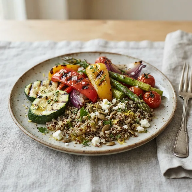 Grilled Vegetables + Quinoa