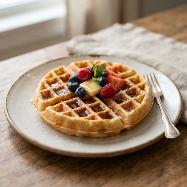 Waffle (1 round)