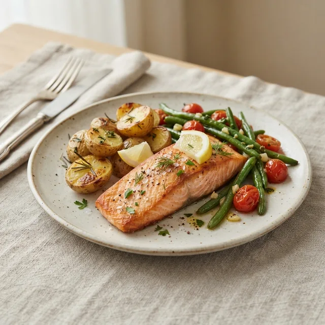 Salmon cooked (100g)