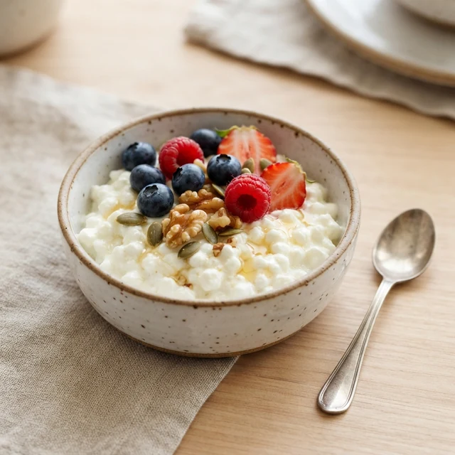 Cottage cheese 2% (1/2 cup)