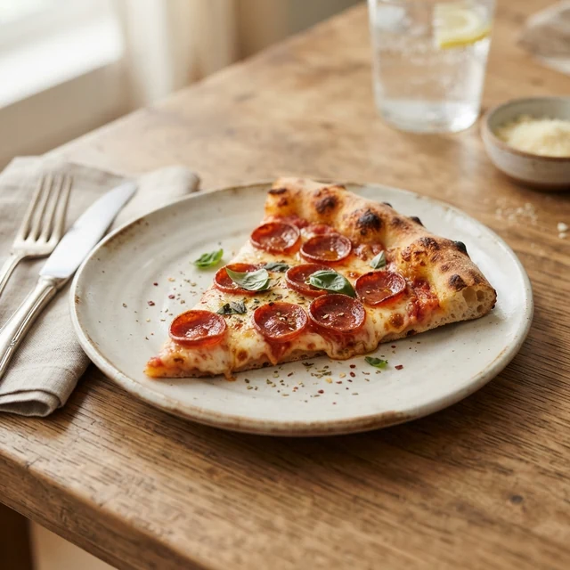 Pepperoni pizza (1 slice)