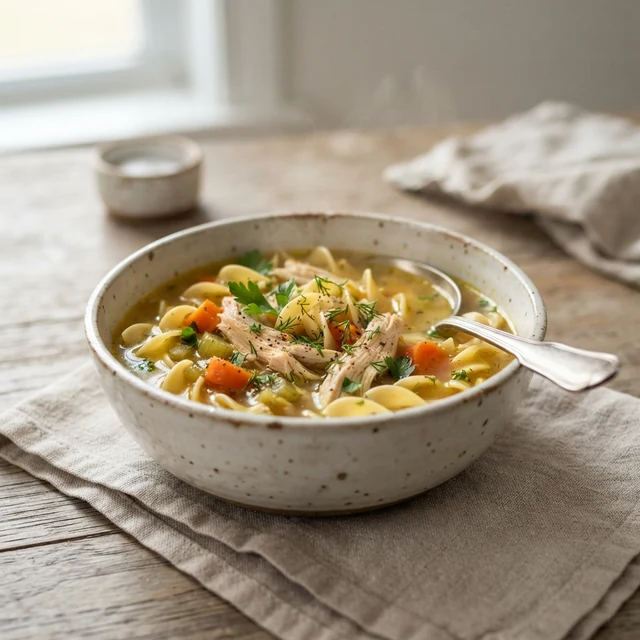 Chicken noodle soup (1 cup)