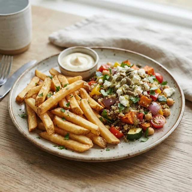 French fries (medium serving)