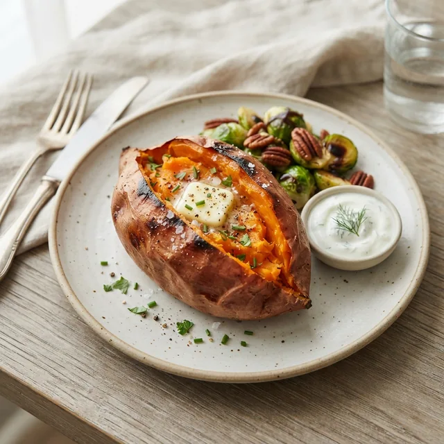 Baked sweet potato (1 medium)