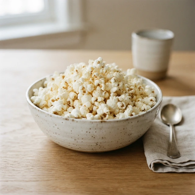Popcorn air-popped (3 cups)