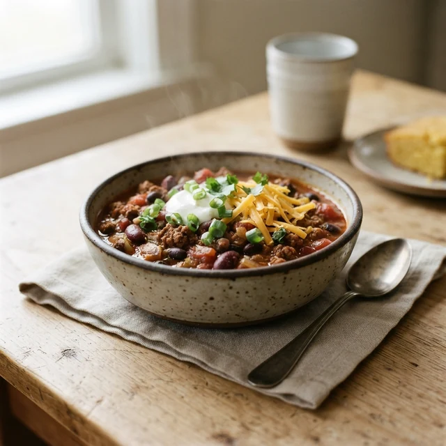 Chili with beans (1 cup)