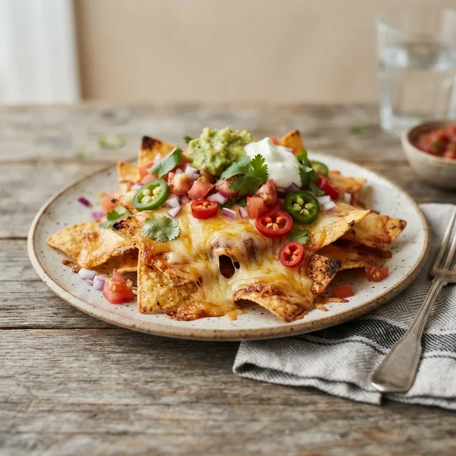 Nachos with cheese