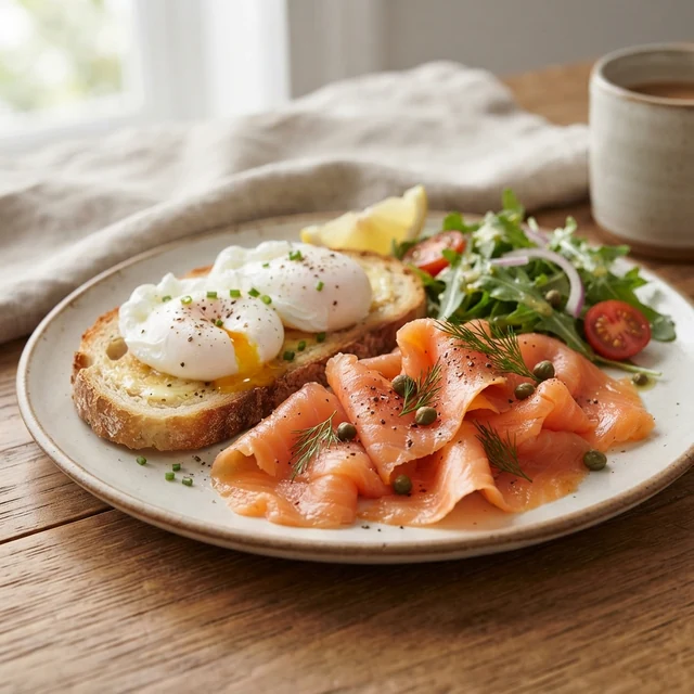 Smoked salmon (85g)